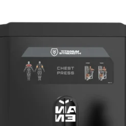 Press verticale de poitrine à charge guidée 125 kg - Chest Press BSRX-S11 Titanium Strength Black Series RX