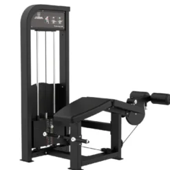 Prone leg curl machine à charge guidée Titanium Strength Élite Séries EL-S19 - Leg curl allongé pour les ischios-jambiers