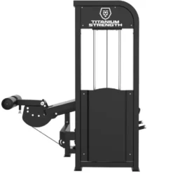 Prone leg curl machine à charge guidée Titanium Strength Élite Séries EL-S19 - Leg curl allongé pour les ischios-jambiers