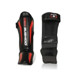 Protège-tibias et pieds en cuir synthétique pour sports de combat