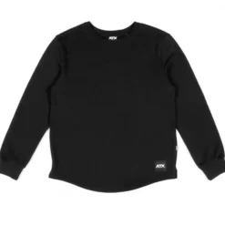 Pull d'entraînement ATX de couleur noir avec coupe régulière et col rond - Style sportswear
