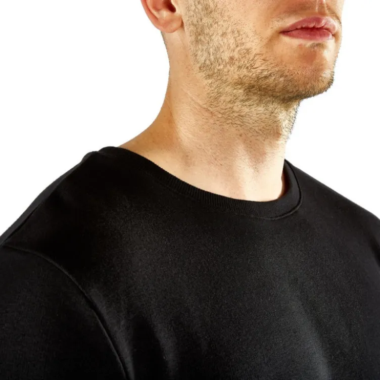 Pull d'entraînement ATX de couleur noir avec coupe régulière et col rond - Style sportswear