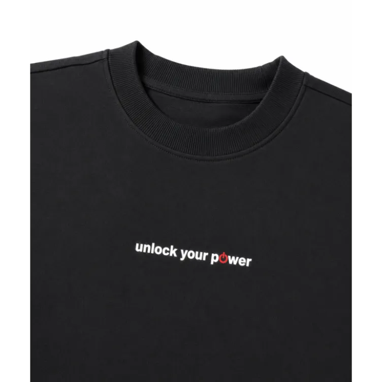 Pull Oversize POWERGYM avec tissu premium 345 g/m² - Hoodie streetwear sans capuche Unlock Your Power