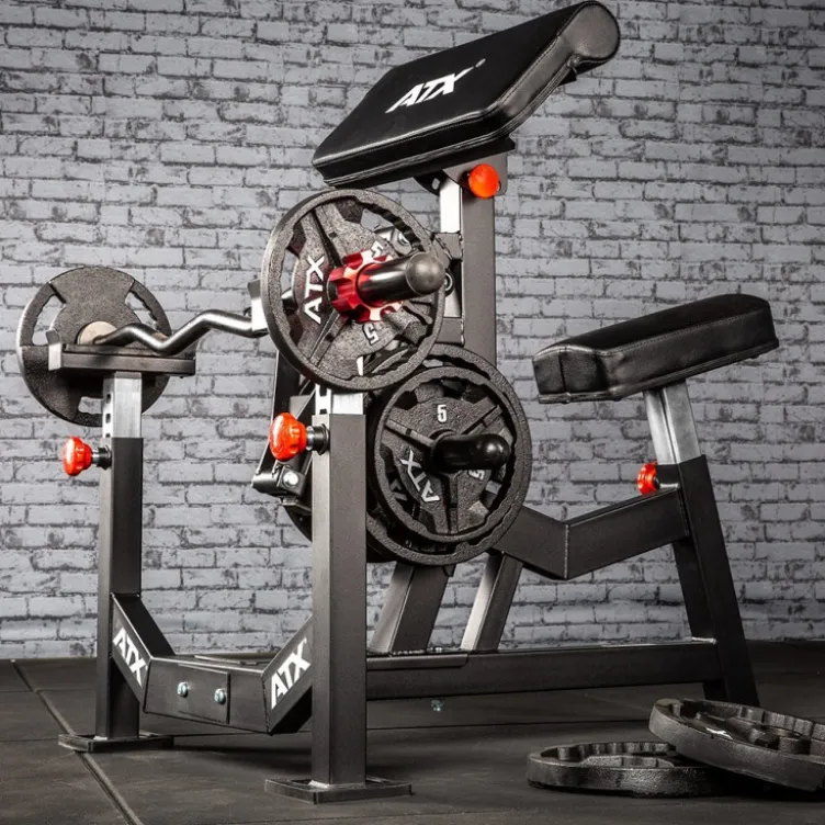 Pupitre à biceps ATX à charges libres ou guidées 100 kg