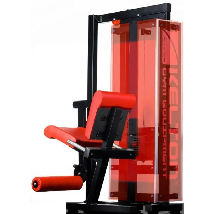 Quadriceps machine de musculation avec colonne de poids 112.5 kg pour structures sportives professionnelles
