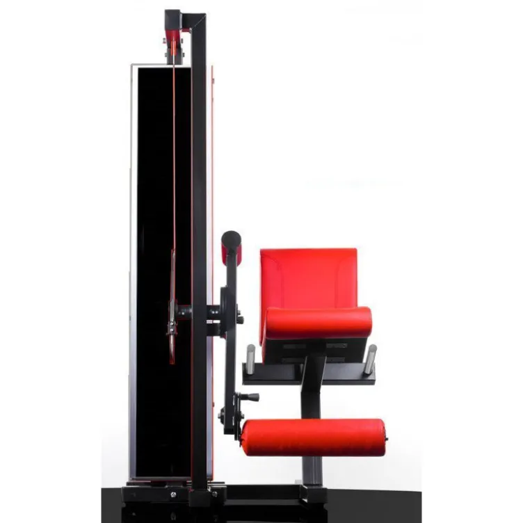 Quadriceps machine de musculation avec colonne de poids 112.5 kg pour structures sportives professionnelles