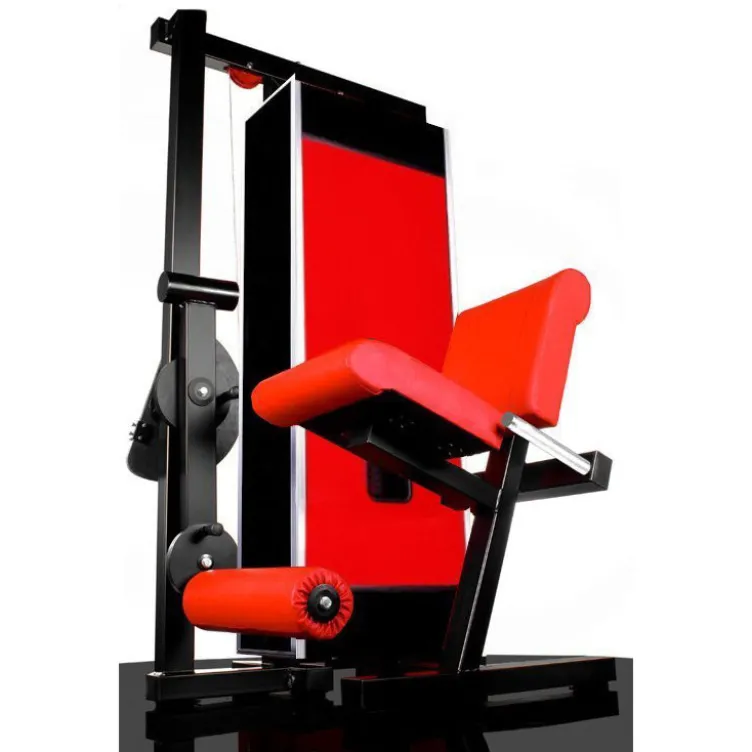 Quadriceps machine de musculation avec colonne de poids 112.5 kg pour structures sportives professionnelles