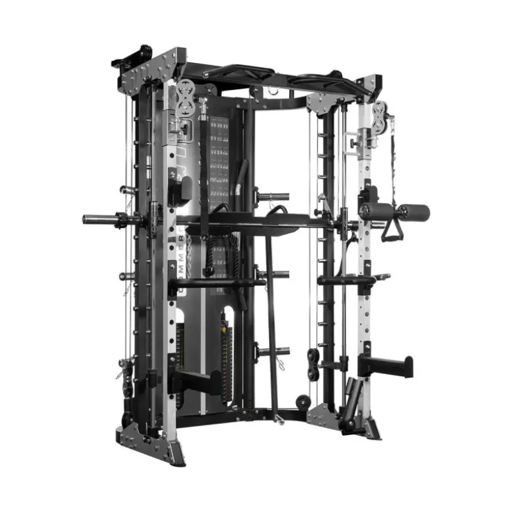 Rack à charge guidée 90,5 kg avec poulie double et barre guidée - Monster G12 Force USA