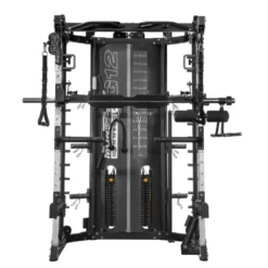 Rack à charge guidée 90,5 kg avec poulie double et barre guidée - Monster G12 Force USA