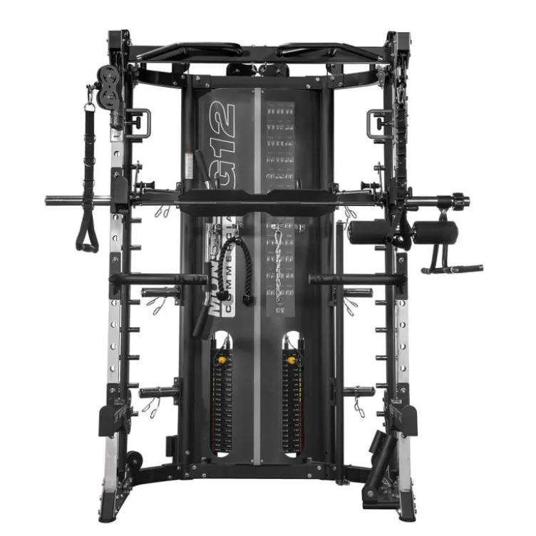 Rack à charge guidée 90,5 kg avec poulie double et barre guidée - Monster G12 Force USA