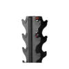 Rack complet de musculation avec 8 paires d'haltères rond en acier de 1 à 8 kg - Espace sportif professionnel