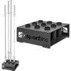 Rack de barres olympique avec inserts en plastique - adaptés aux haltères de 50 mm