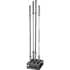 Rack de barres olympique avec inserts en plastique - adaptés aux haltères de 50 mm