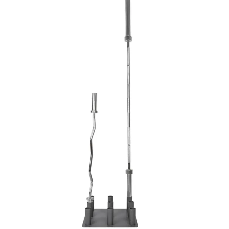 Rack de barres olympiques pour homegym - 9 trous / limite de poids de 100 kg