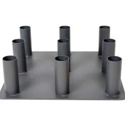 Rack de barres olympiques pour homegym - 9 trous / limite de poids de 100 kg