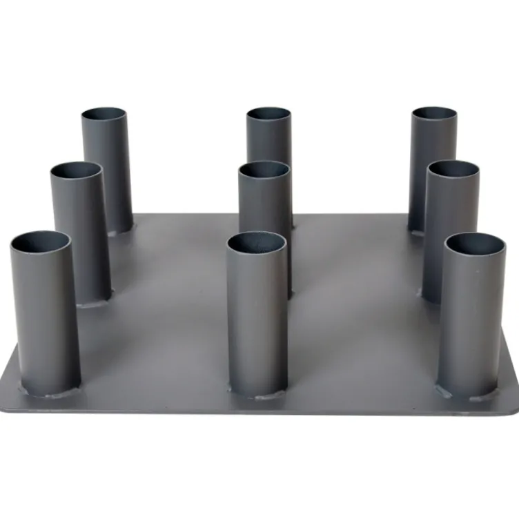 Rack de barres olympiques pour homegym - 9 trous / limite de poids de 100 kg