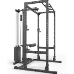 Rack de musculation ATX série 500 compact 198 cm de hauteur avec poulie à colonne de poids 100 kg