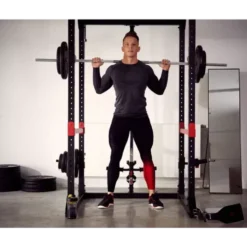 Rack de musculation pour homegym avec accessoires - Capacité de charge 200 kg