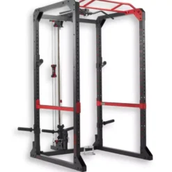 Rack de musculation pour homegym avec accessoires - Capacité de charge 200 kg