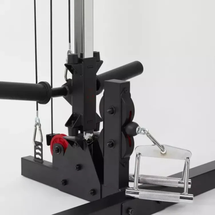 Rack de musculation pour homegym avec accessoires - Capacité de charge 200 kg