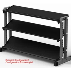 Rack de rangement ATX modulable pour accessoires de musculation et de cross-training - Construction sur commande