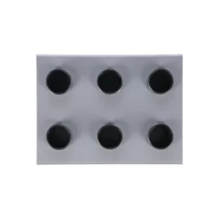 Rack de rangement en acier pour 6 barres olympiques 50 mm - Rangement vertical