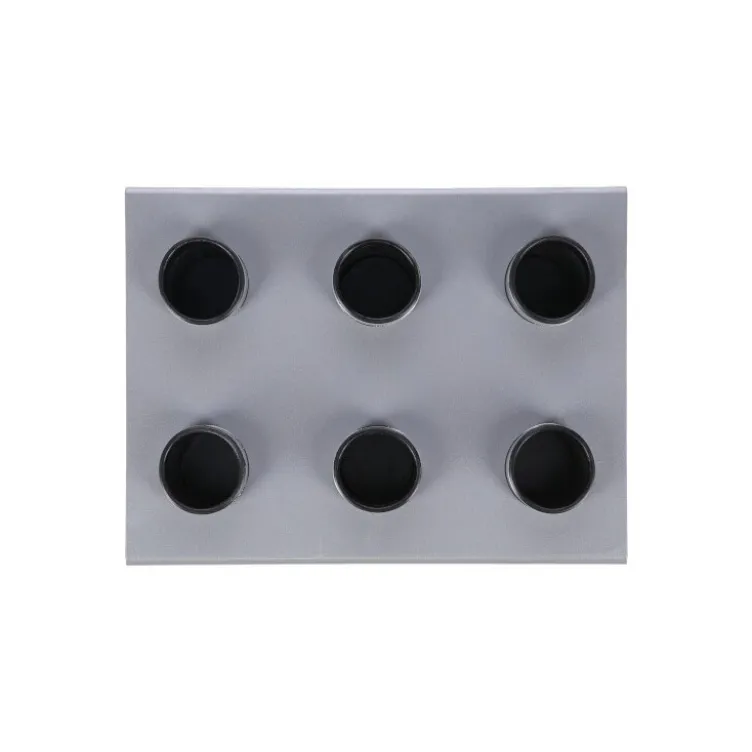Rack de rangement en acier pour 6 barres olympiques 50 mm - Rangement vertical