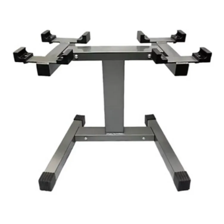 Rack de rangement en acier pour paire d'haltères à charge variable - Équipement homegym