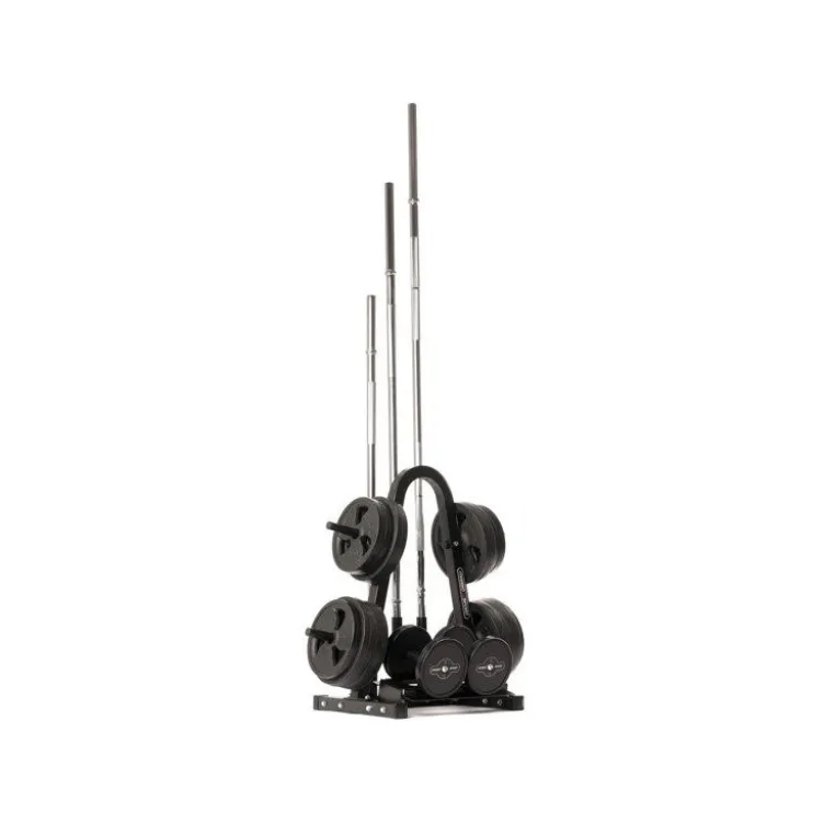 Rack de rangement pour disques de poids, haltères et barres de musculation