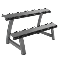 Rack de rangement pour haltères ronds sur 2 étages - Titanium Strength 6RDR - Capacité 6 paires