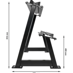 Rack de rangement pour haltères 144 cm avec module d'extension en option de marque ATX