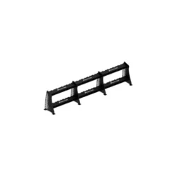 Rack de rangement pour haltères avec 30 supports répartis sur 2 niveaux