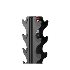 Rack de rangement professionnel et compact pour paires d'haltères de 1 à 8 kg - Charge max de 75 kg