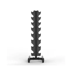 Rack de rangement professionnel et compact pour paires d'haltères de 1 à 8 kg - Charge max de 75 kg