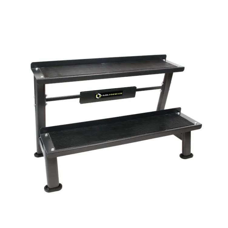 Rack de rangement professionnel pour Kettlebell sur 2 niveaux capacité 300 kg