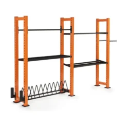 Rack de stockage complet et personnalisable pour tout le home-gym