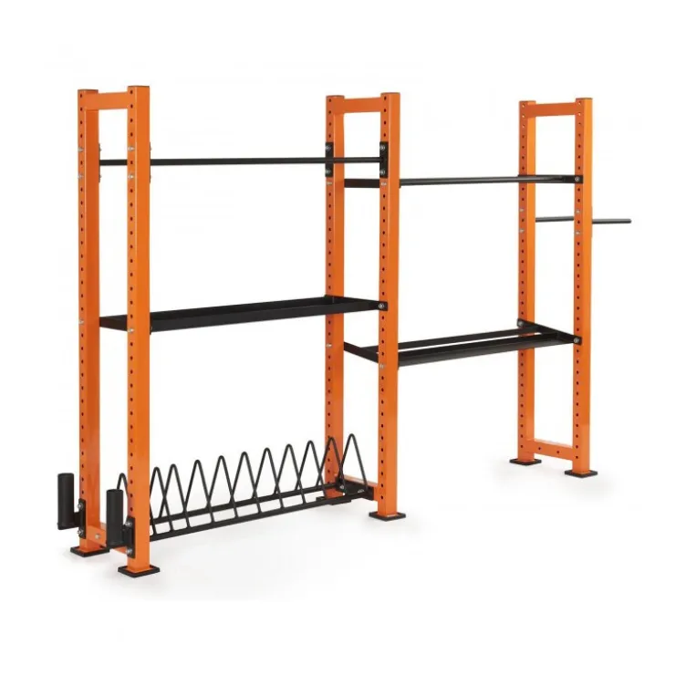 Rack de stockage complet et personnalisable pour tout le home-gym