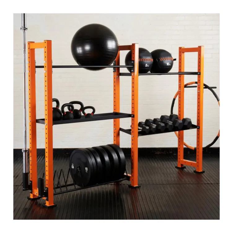 Rack de stockage complet et personnalisable pour tout le home-gym