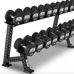 Rack de stockage extensible pour haltères de marque ATX fitness - Robuste et anti-basculement