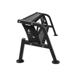 Rack de stockage horizontal pour haltères ronds sur 2 étages - Capacité 10 paires
