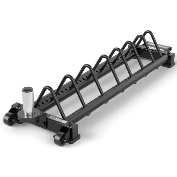 Rack de stockage mobile pour disques de poids ajustable avec 8 espaceurs de marque ATX