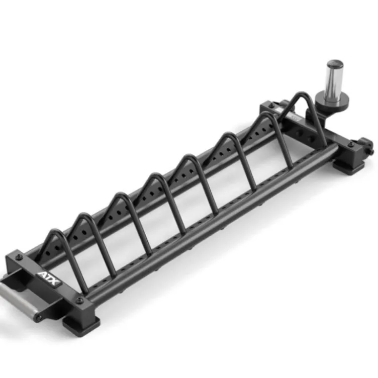 Rack de stockage mobile pour disques de poids ajustable avec 8 espaceurs de marque ATX