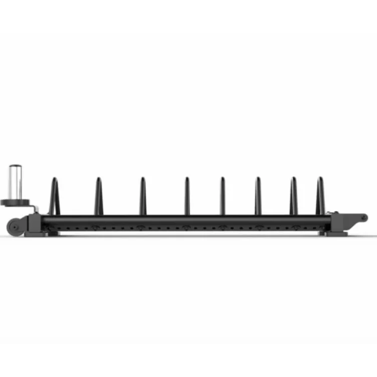 Rack de stockage mobile pour disques de poids ajustable avec 8 espaceurs de marque ATX