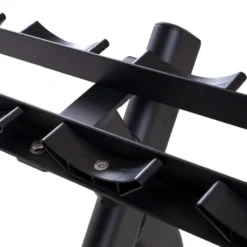 Rack de stockage pour haltères professionnels courts 2 ou 3 étagères au choix - Acier Robuste
