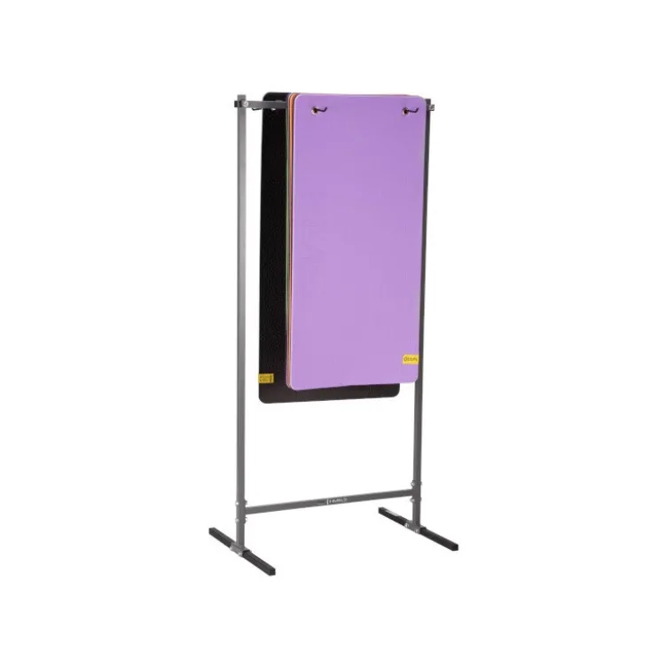 rack de stockage sur pied pour tapis d'exercices et accessoires de training - Salles professionnelles