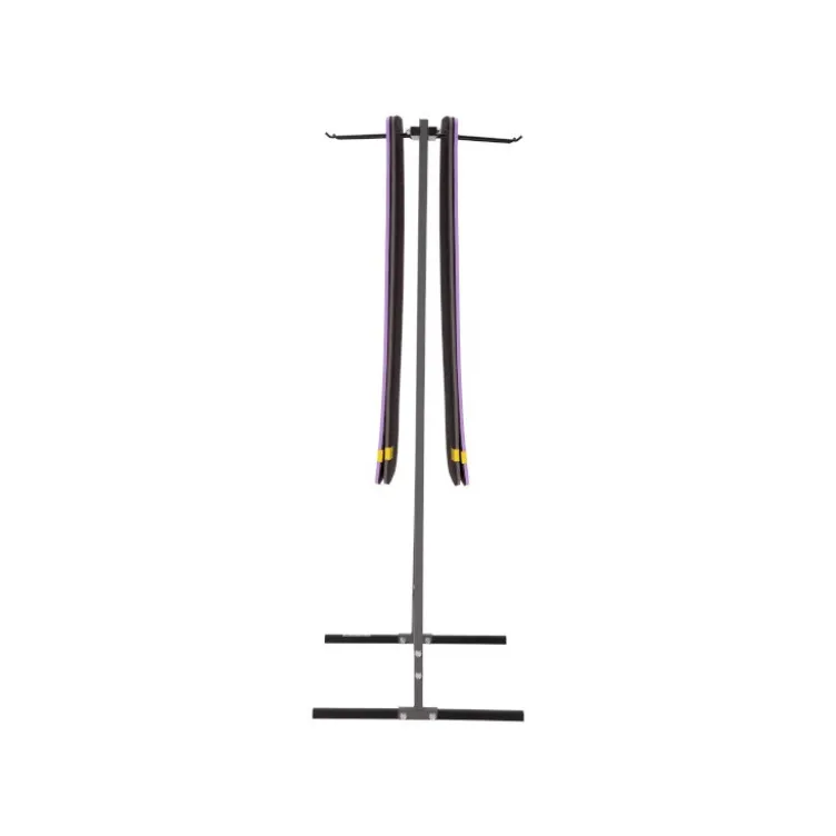 rack de stockage sur pied pour tapis d'exercices et accessoires de training - Salles professionnelles