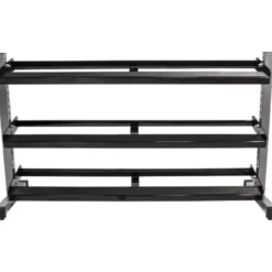 Rack d'haltères ATX 3 plateaux et 3 longueurs 90 à 150 cm
