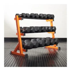 Rack d'haltères à 3 niveaux capacité 400 kg