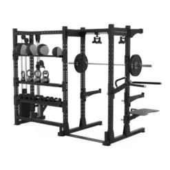 Rack et poulie à charge guidée 100 kg et système de traction rotatif - Elite Series Titanium Strength