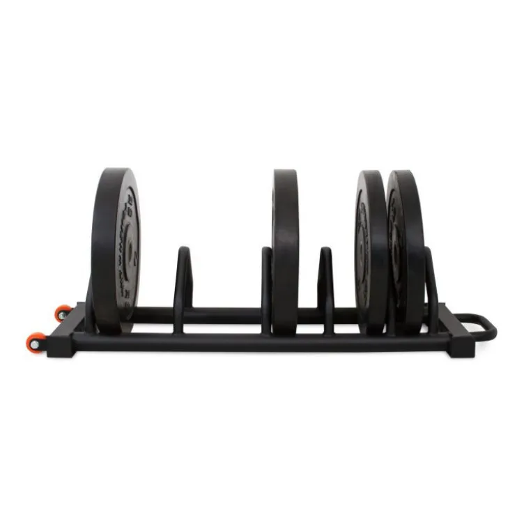 Rack horizontal de rangement pour Bumpers Plates - Roues et poignées de transport BR5 Titanium Strength